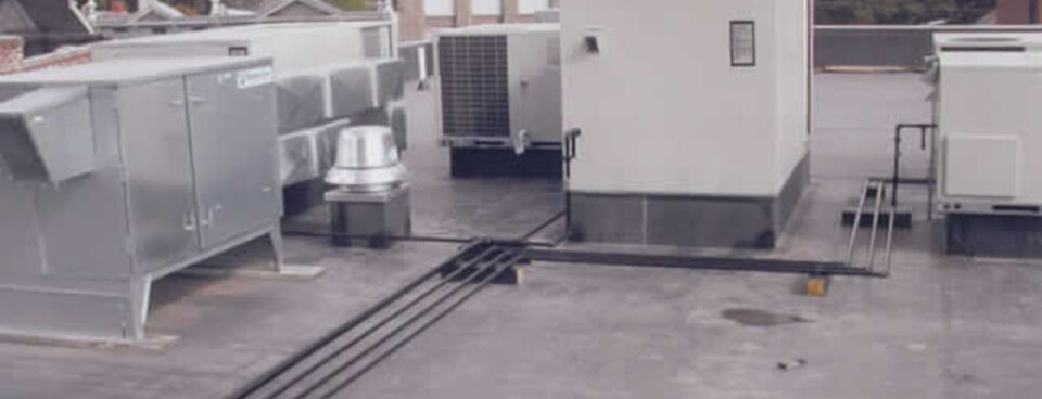 Commercial rooftop refrigeration and cooling equipment